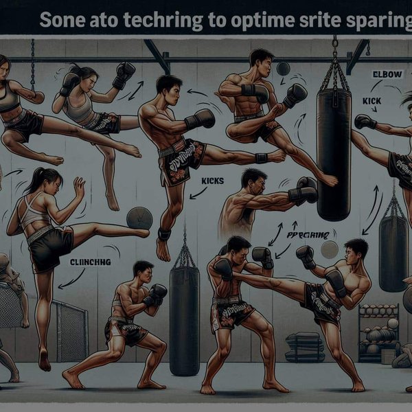 Comment les techniques de sparring peuvent-elles être optimisées pour un combattant de Muay Thai?