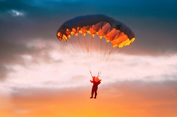 Sensation garantie : saut en parachute en tandem en France